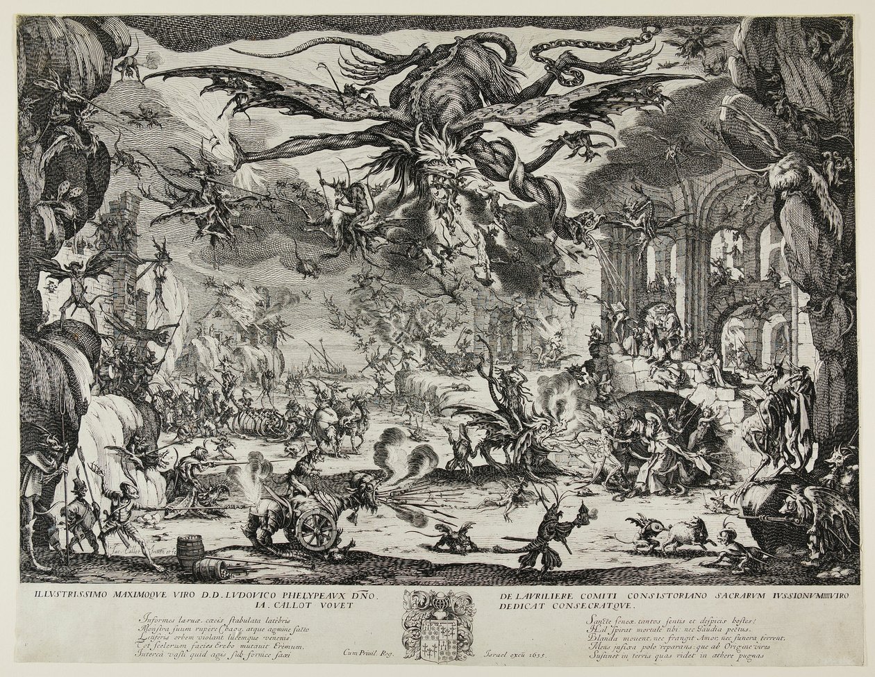 A tentação de Santo António de Jacques Callot