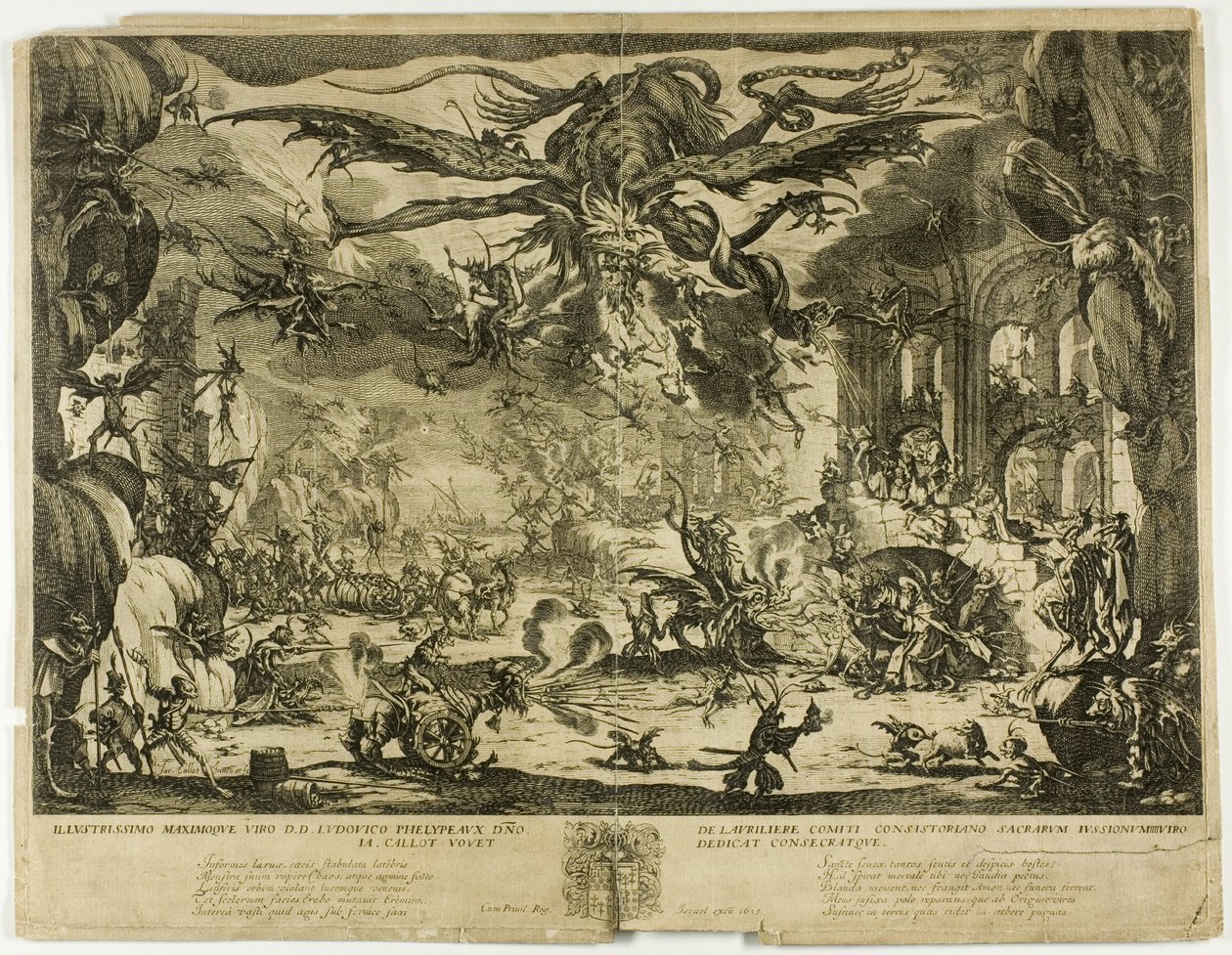 A tentação de Santo António de Jacques Callot