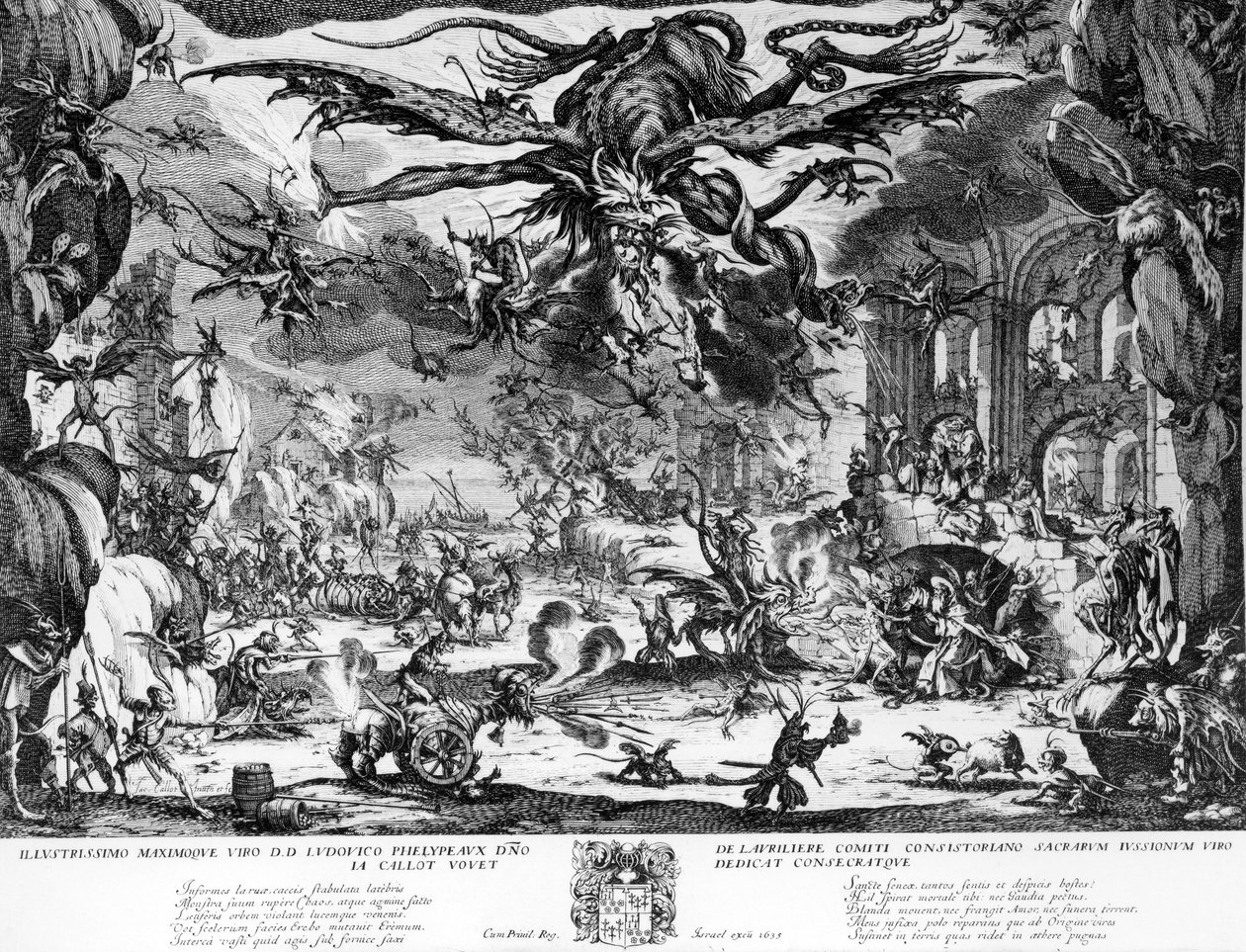 A tentação de Santo António de Jacques Callot