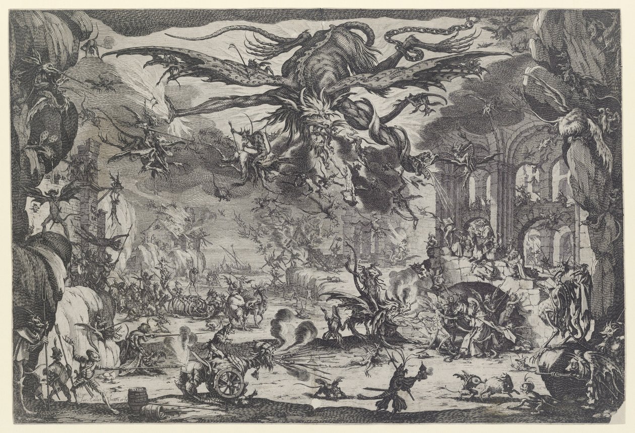 A Tentação de Santo António (La tentation de St. Antoine) de Jacques Callot