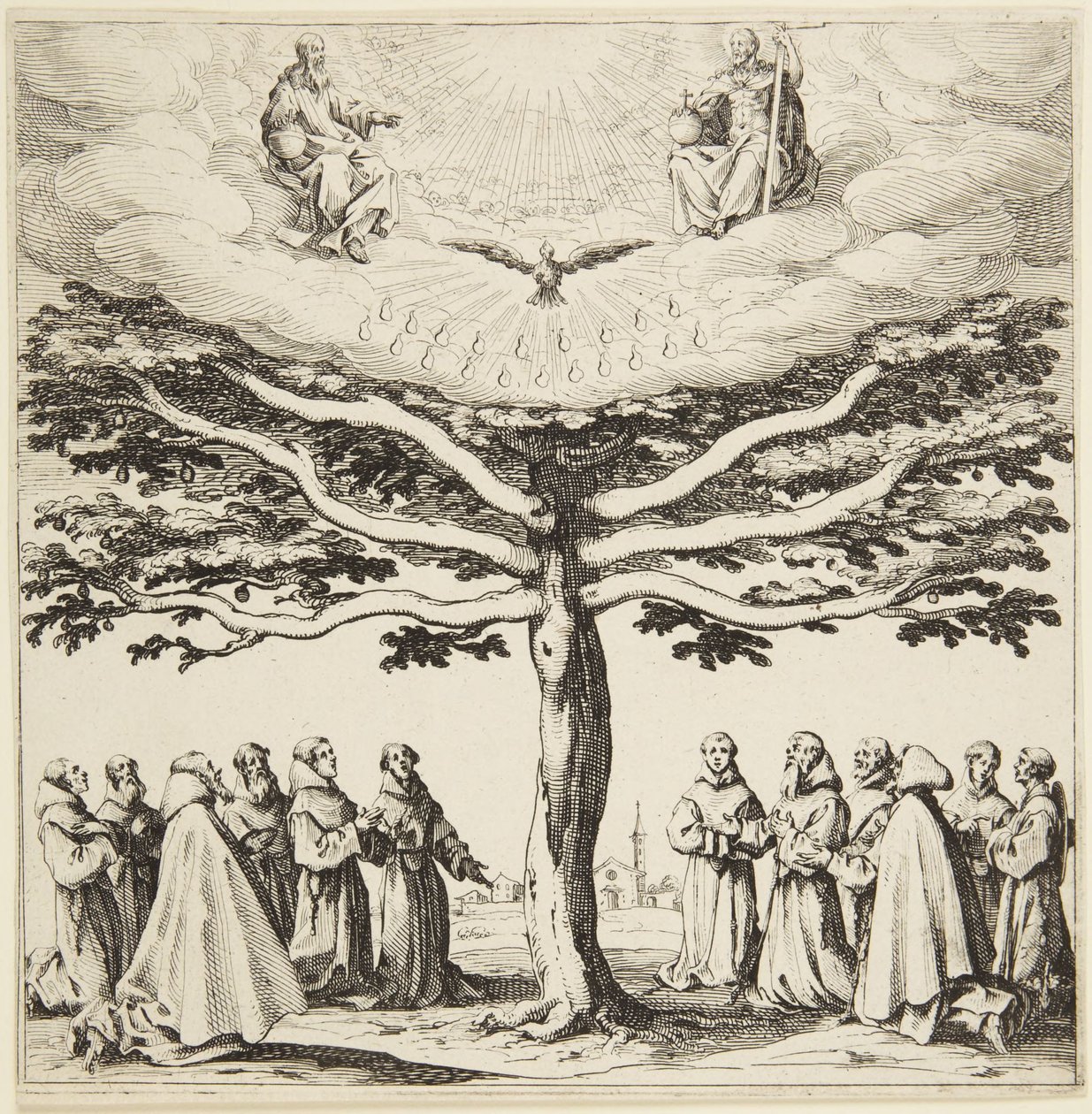 A árvore de São Francisco de Jacques Callot