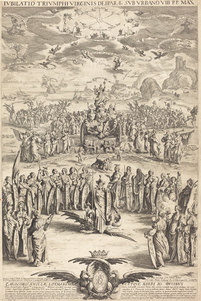 O Triunfo da Virgem de Jacques Callot