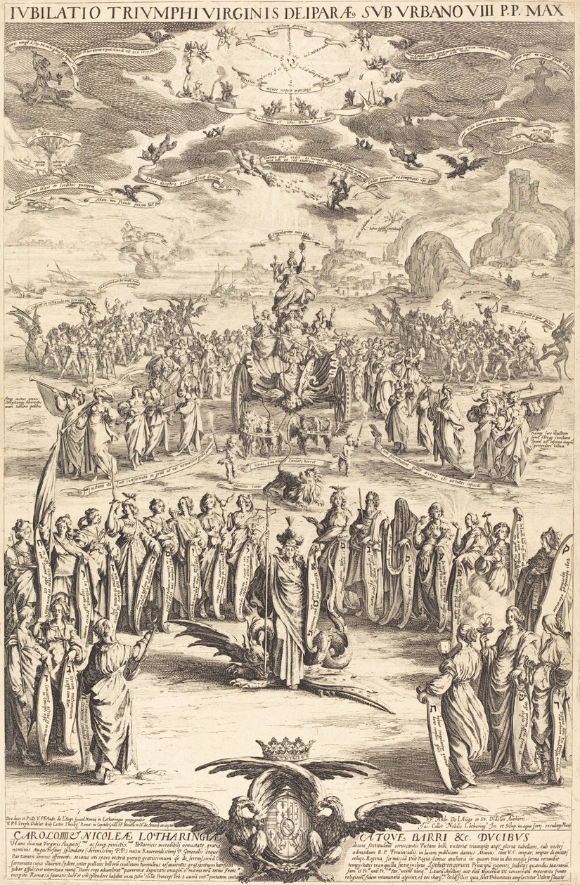 O Triunfo da Virgem de Jacques Callot