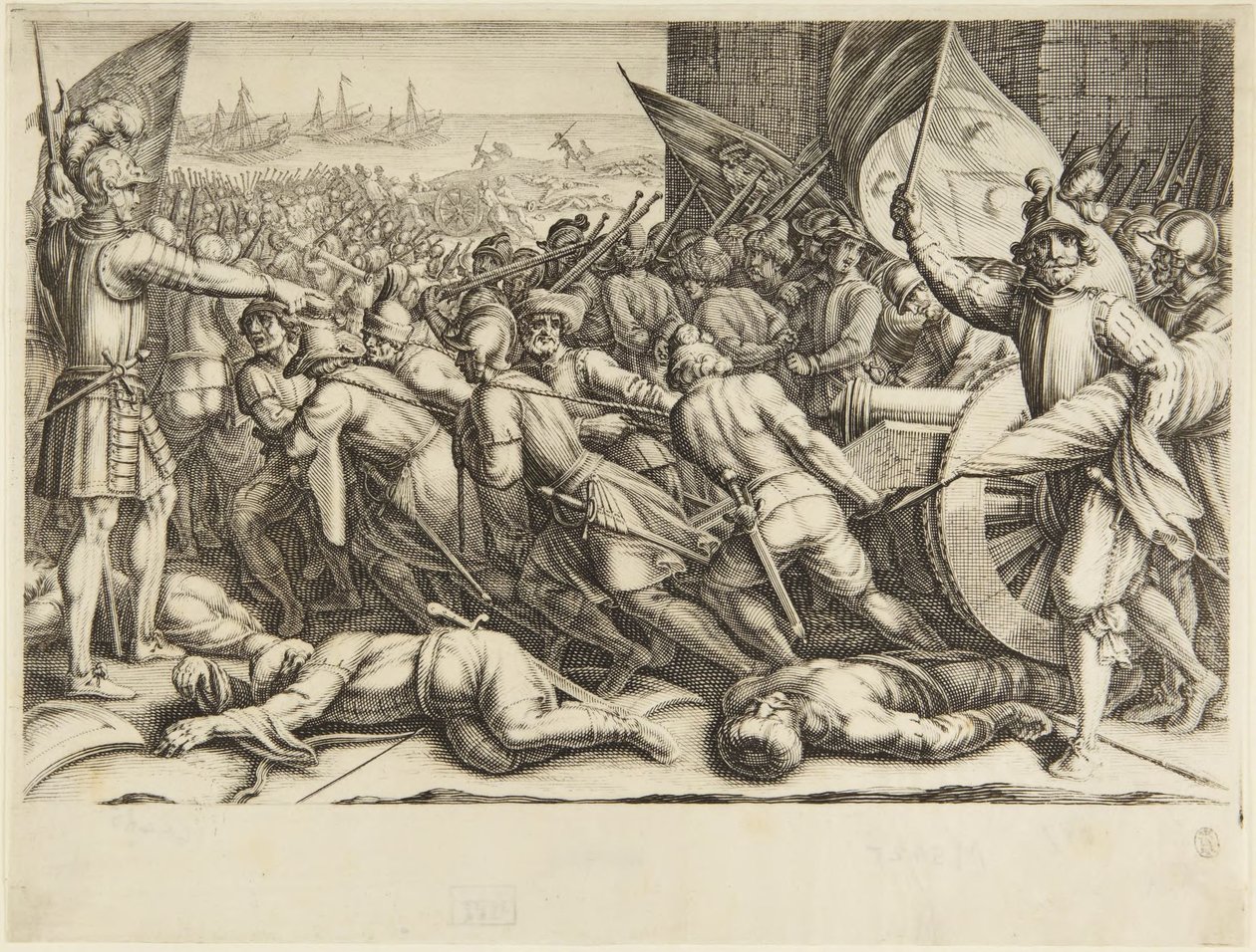 O reembarque das tropas de Jacques Callot