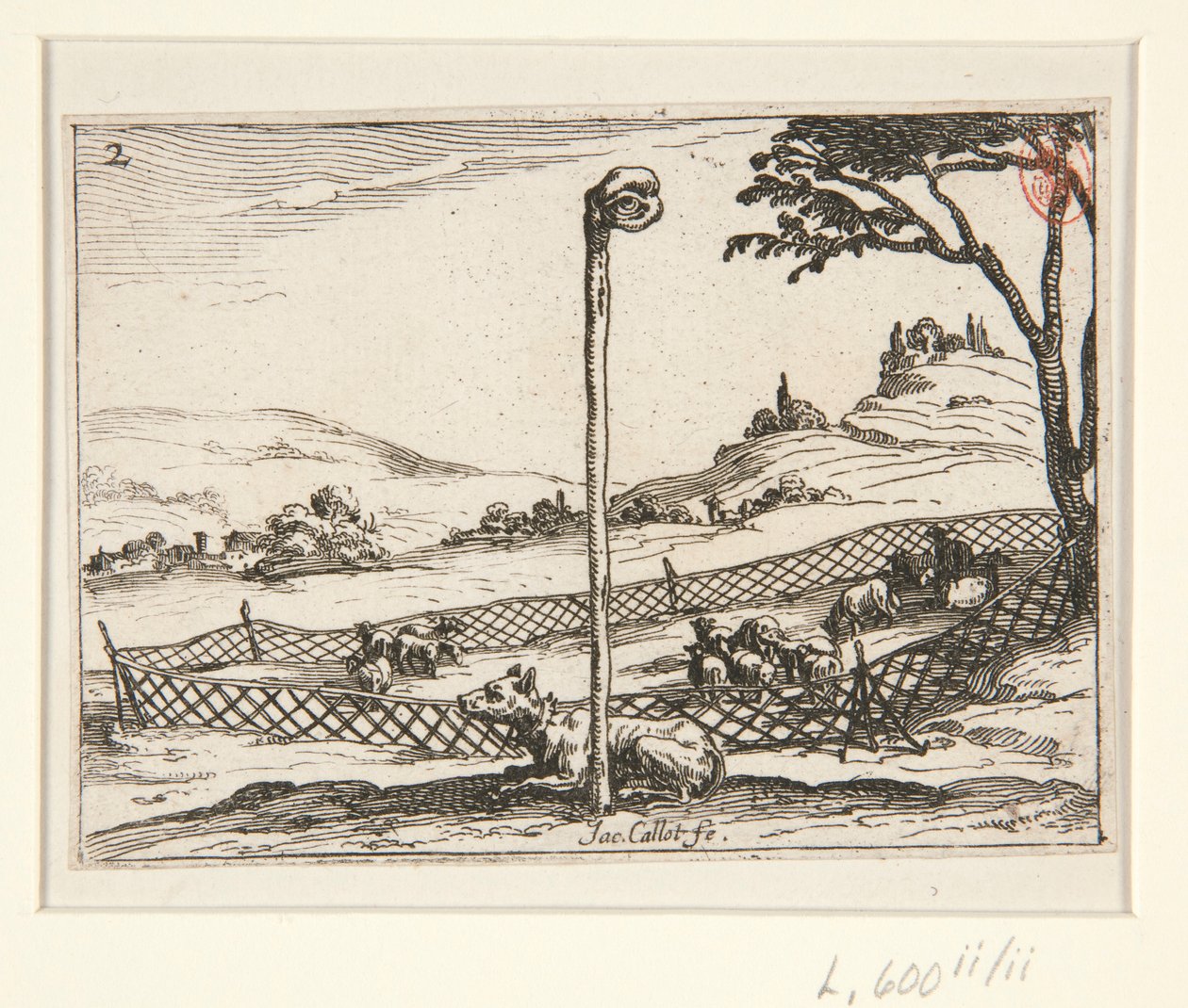 O Olho Vigilante - não. 2 da série de Jacques Callot
