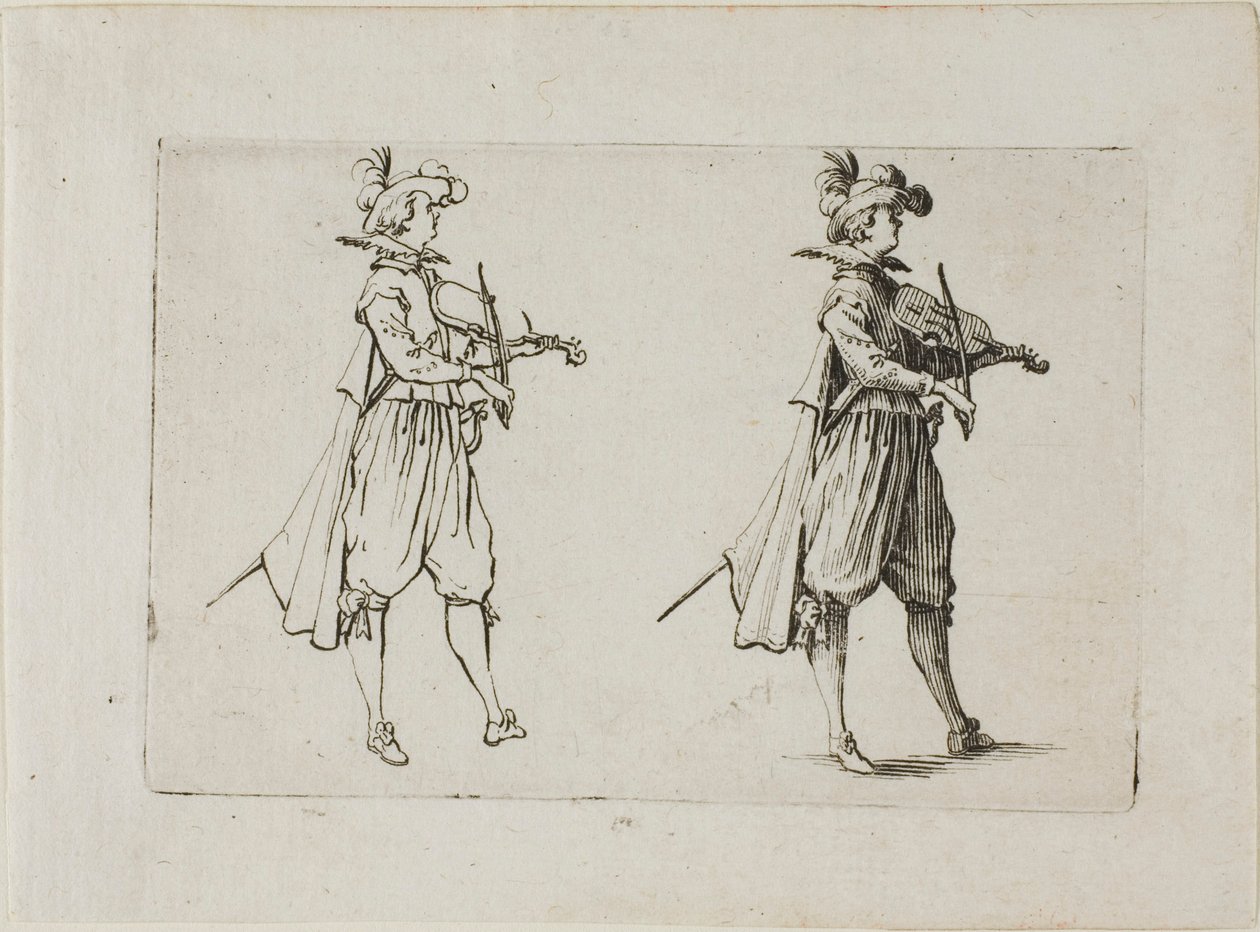 O Violinista, de Os Caprichos de Jacques Callot