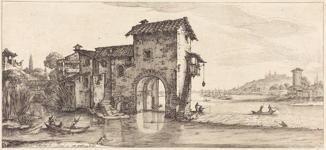 O Moinho de Água de Jacques Callot