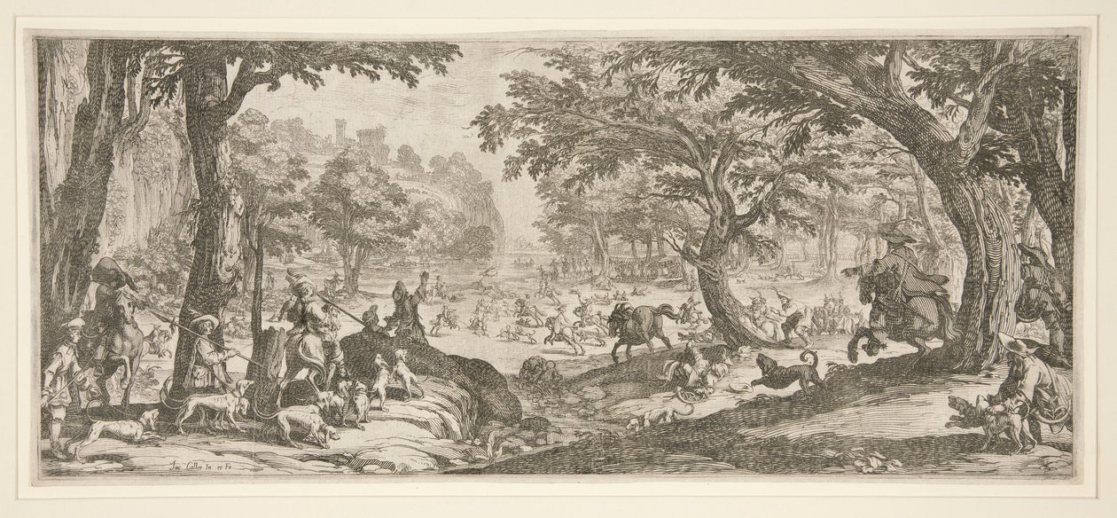 A grande caça de Jacques Callot
