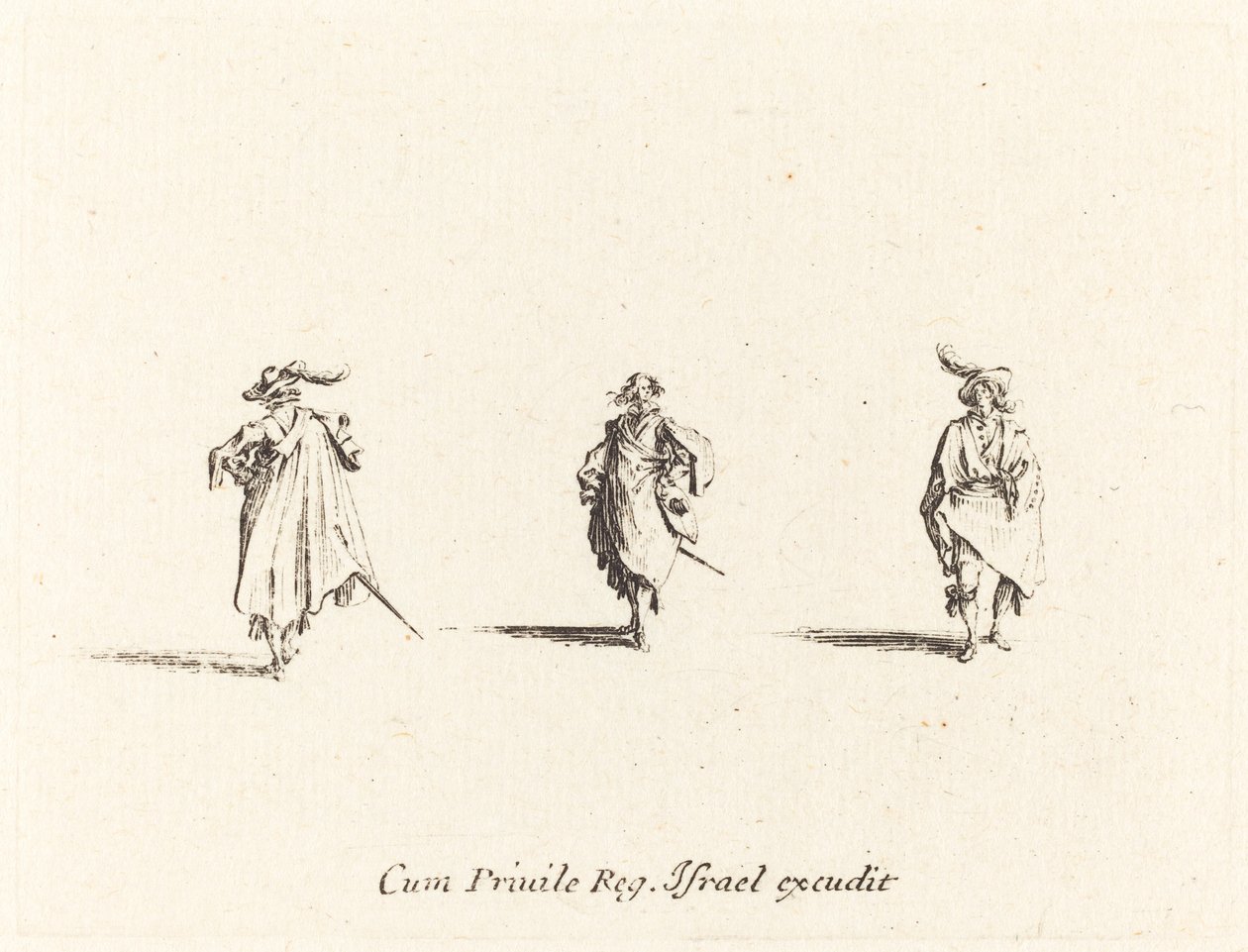 Três Cavalheiros de Jacques Callot