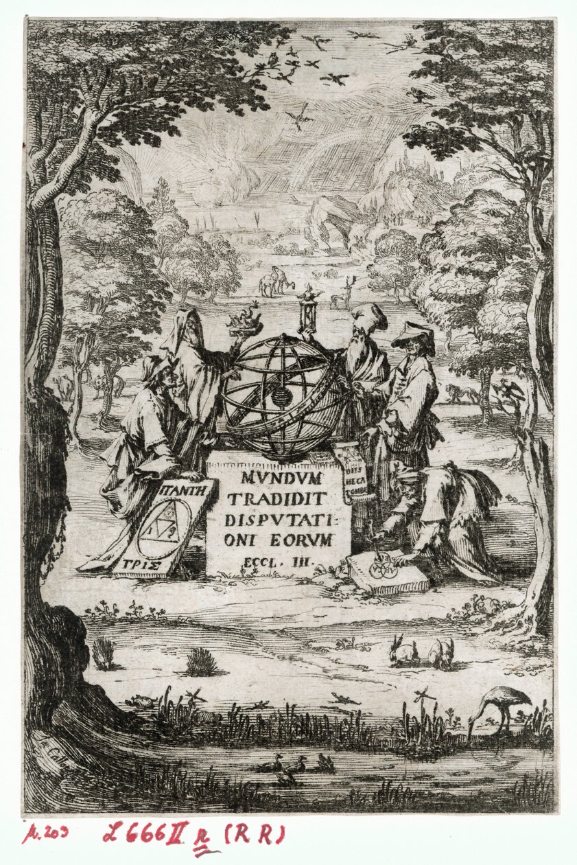 Página de rosto da Sacra Cosmologia ... (gravura) de Jacques Callot
