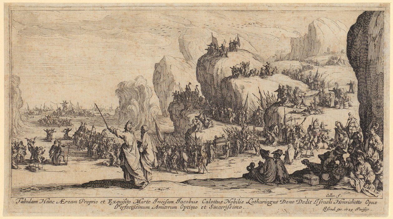 As tropas deixam os seus navios de Jacques Callot
