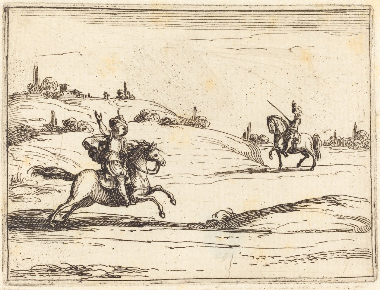 Two Knights de Jacques Callot
