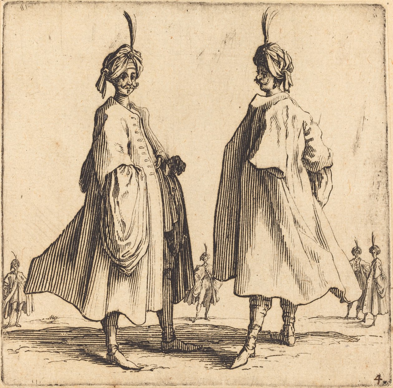 paisagem de Jacques Callot