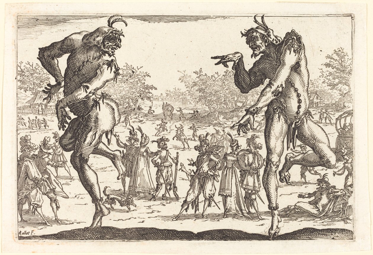 Dois Zanni de Jacques Callot