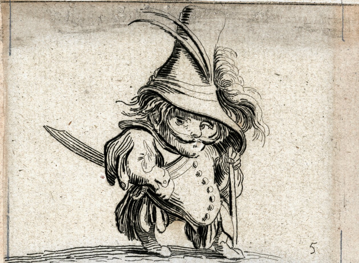 Varie Figure Gobbi ... (gravura) de Jacques Callot