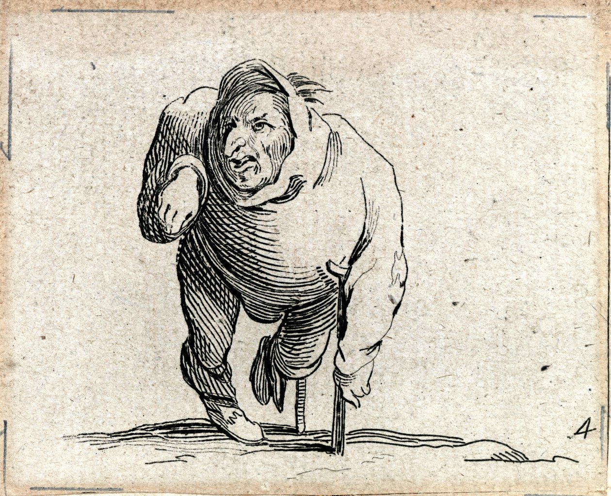 Varie Figure Gobbi ... (gravura) de Jacques Callot