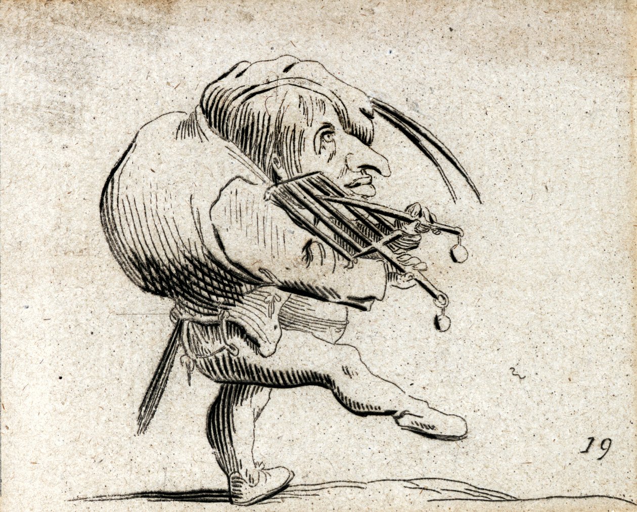 Varie Figure Gobbi ... (gravura) de Jacques Callot