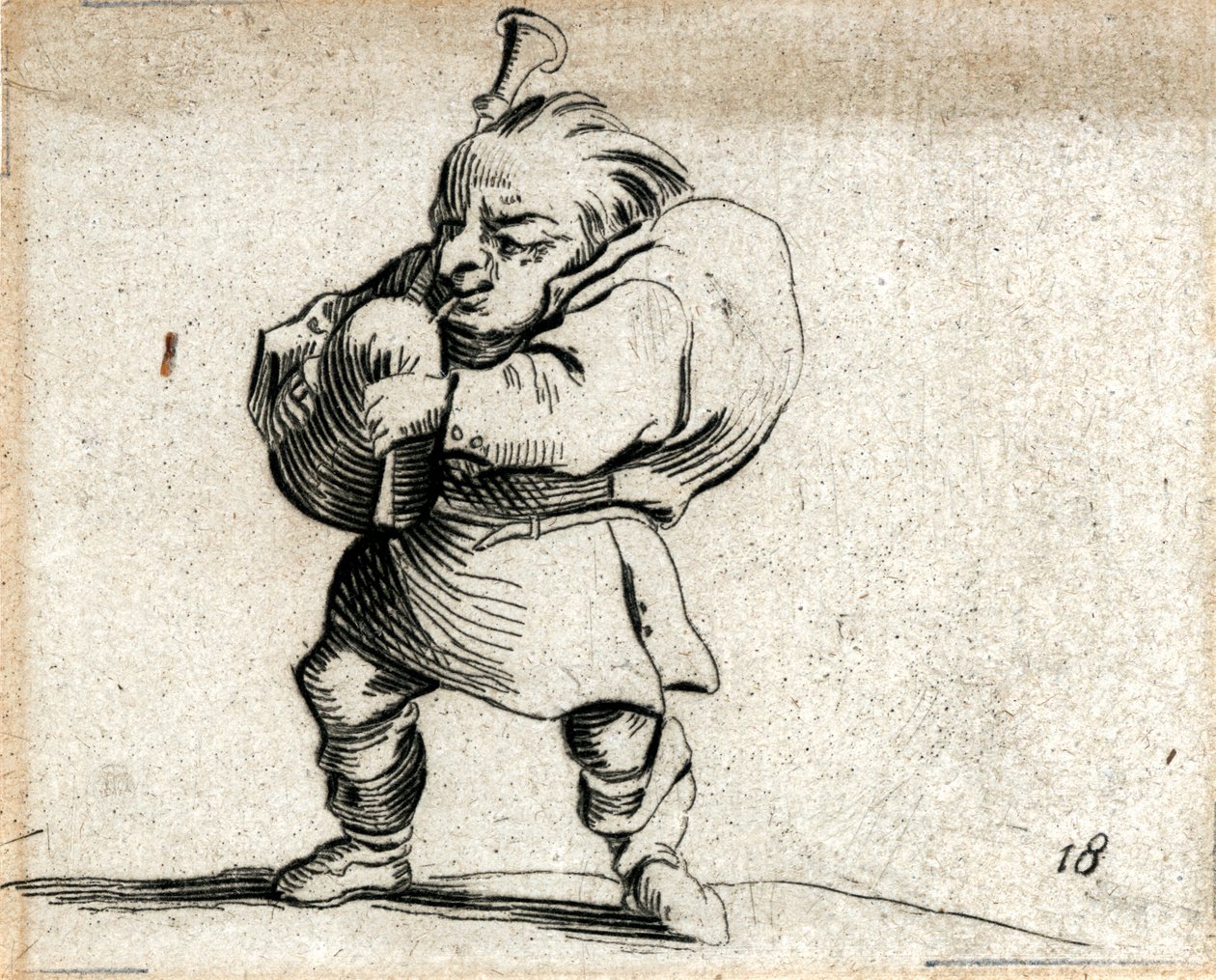 Varie Figure Gobbi ... (gravura) de Jacques Callot