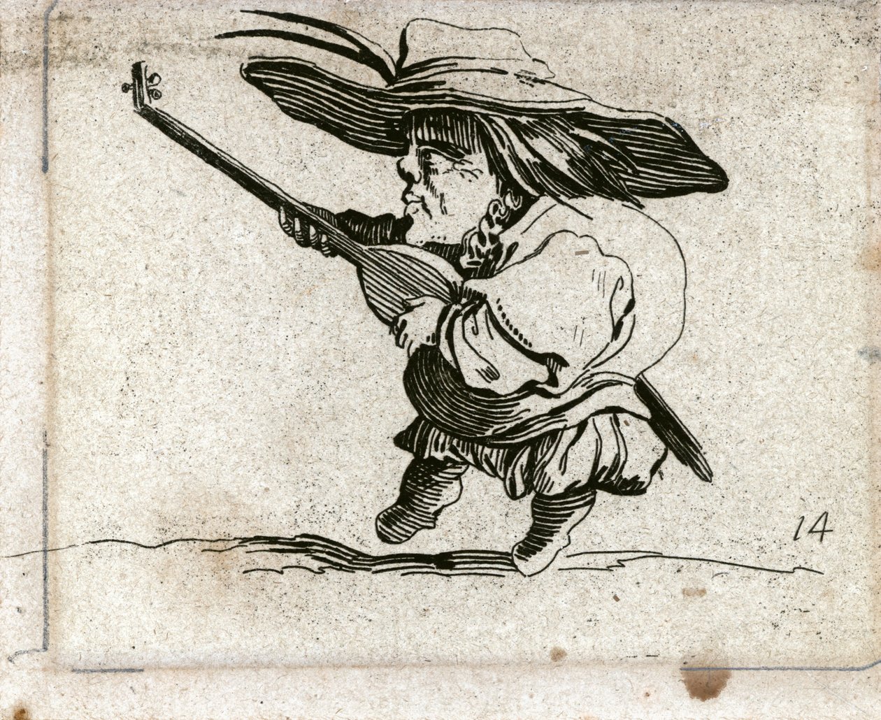 Varie Figure Gobbi ... (gravura) de Jacques Callot