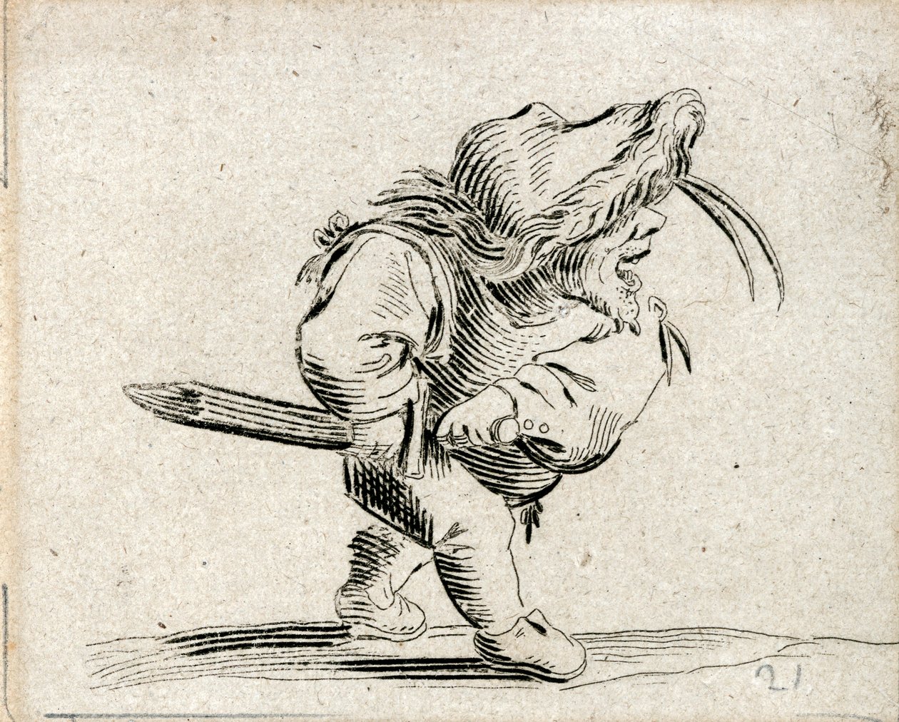 Varie Figure Gobbi ... (gravura) de Jacques Callot