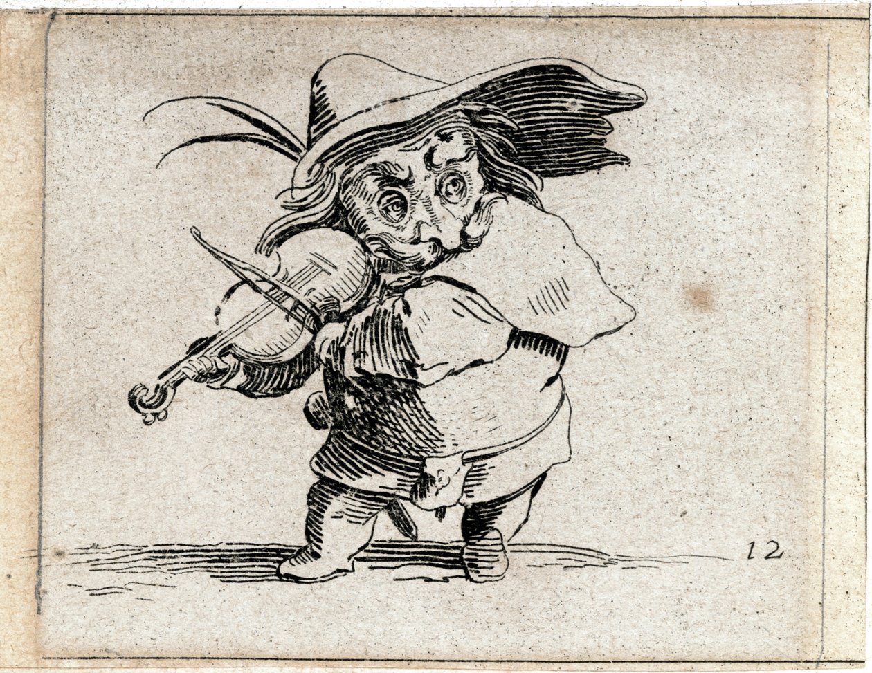 Varie Figure Gobbi ... (gravura) de Jacques Callot