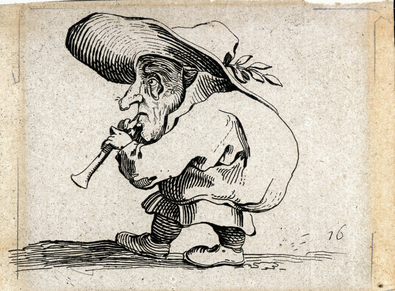 Varie Figure Gobbi ... (gravura) de Jacques Callot
