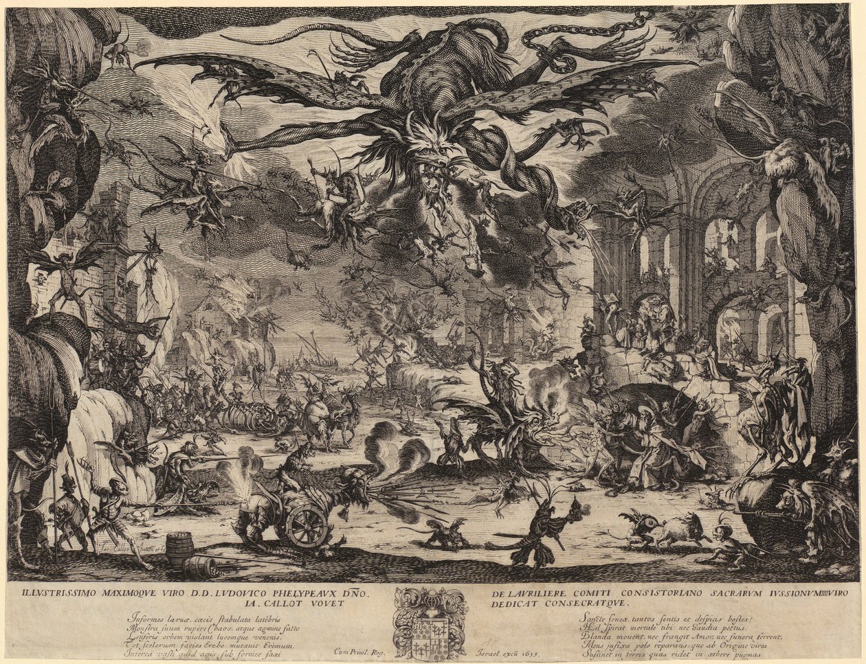 A Tentação de Santo António [2: Versão de Nancy] de Jacques Callot