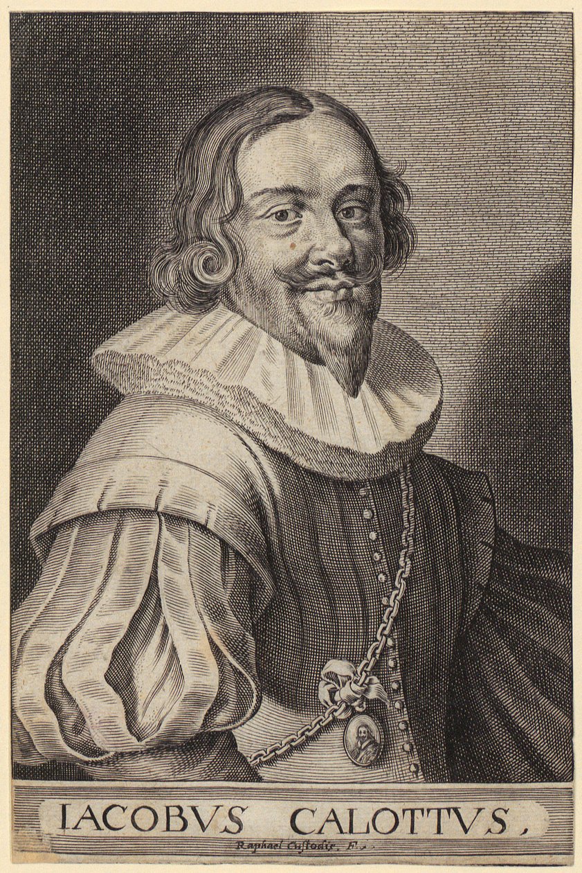 Zanni, prancha 3 da série «Os três Pantaloni» de Jacques Callot