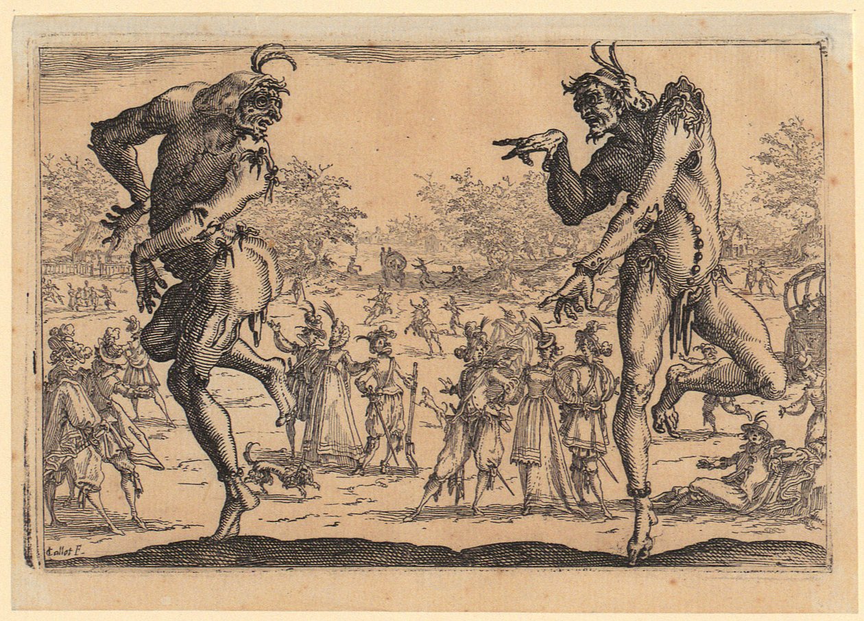 Duas calças de Jacques Callot