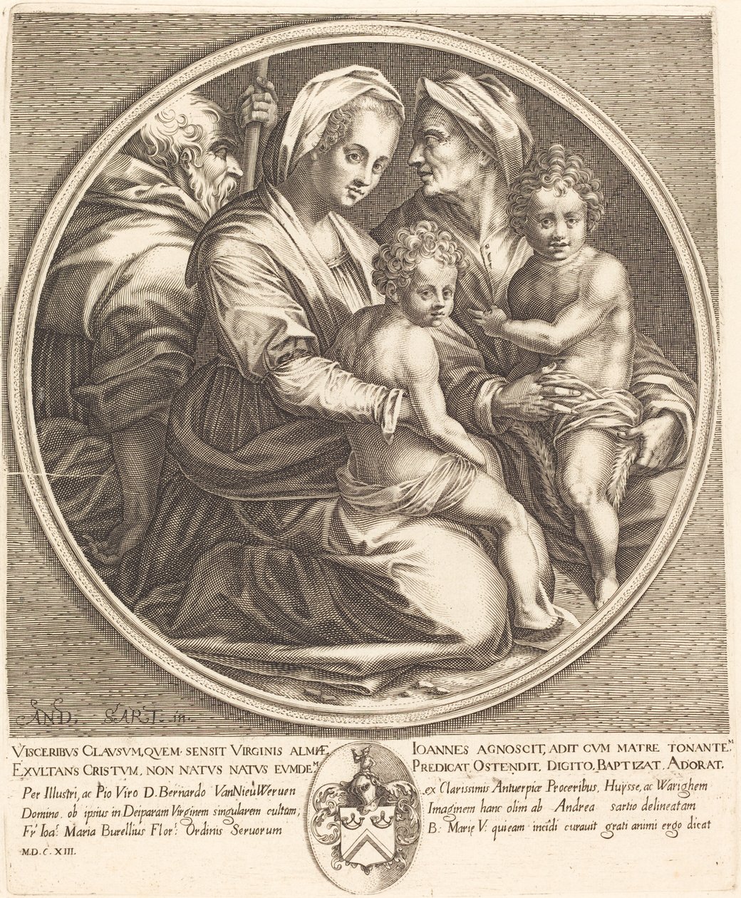 A Sagrada Família de Jacques Callot after Andrea del Sarto