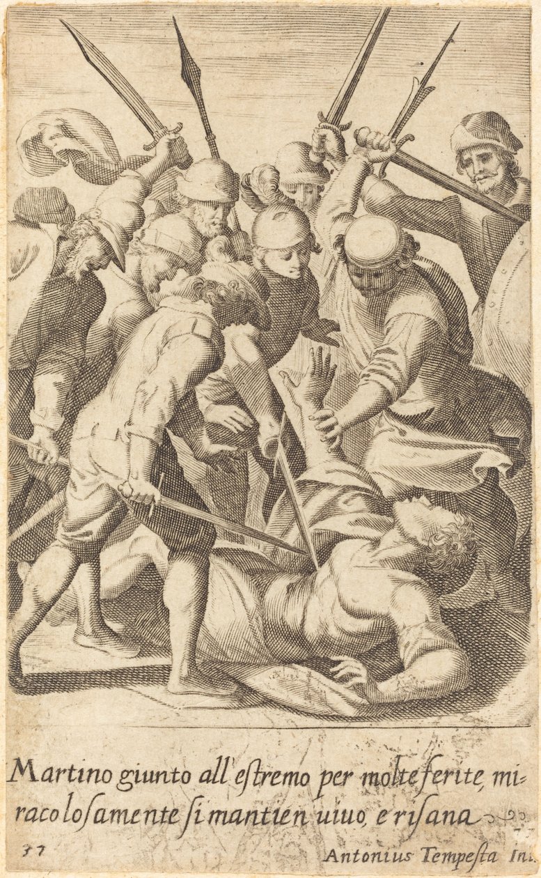 Martinha de Jacques Callot after Antonio Tempesta