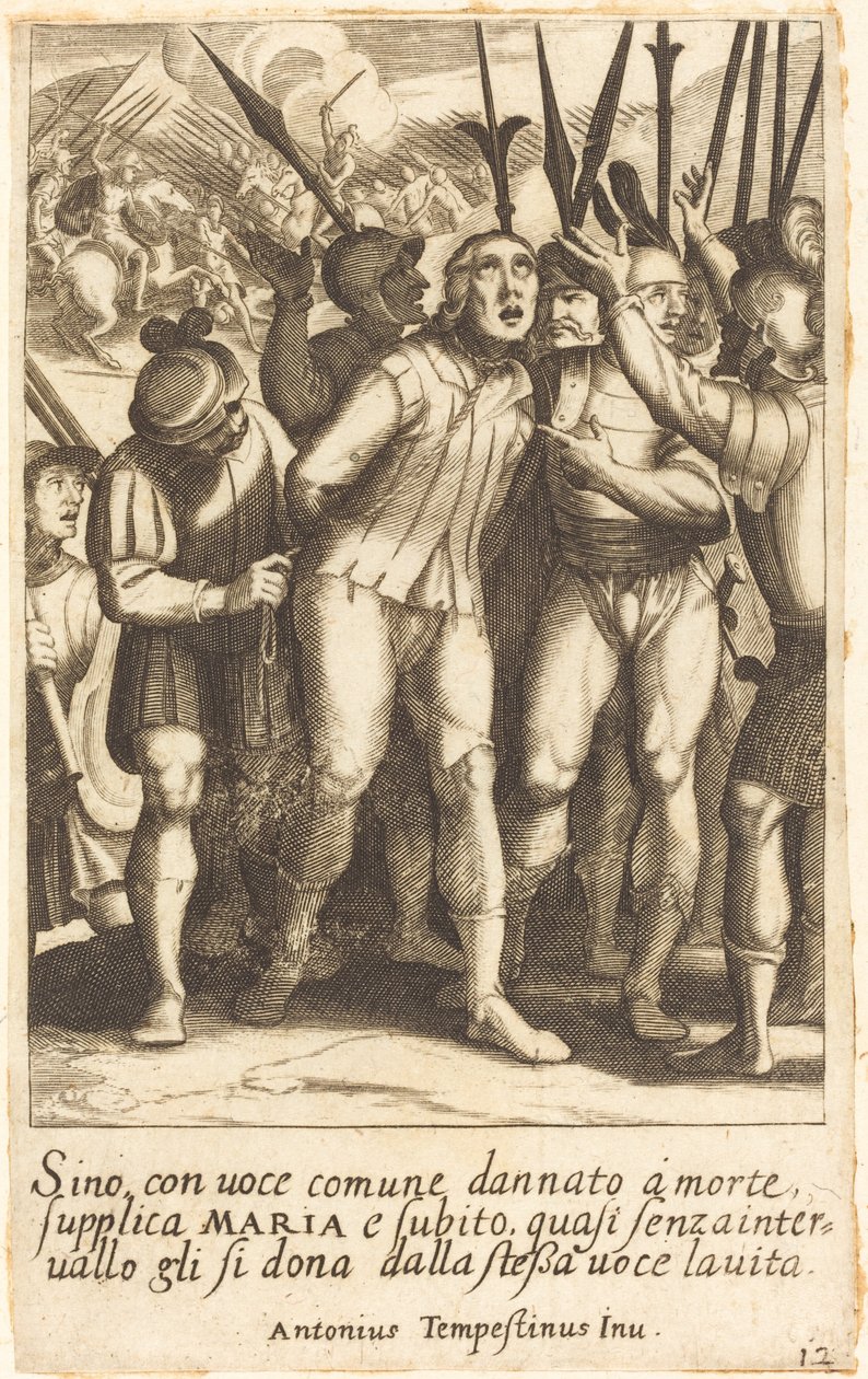 Sino de Jacques Callot after Antonio Tempesta