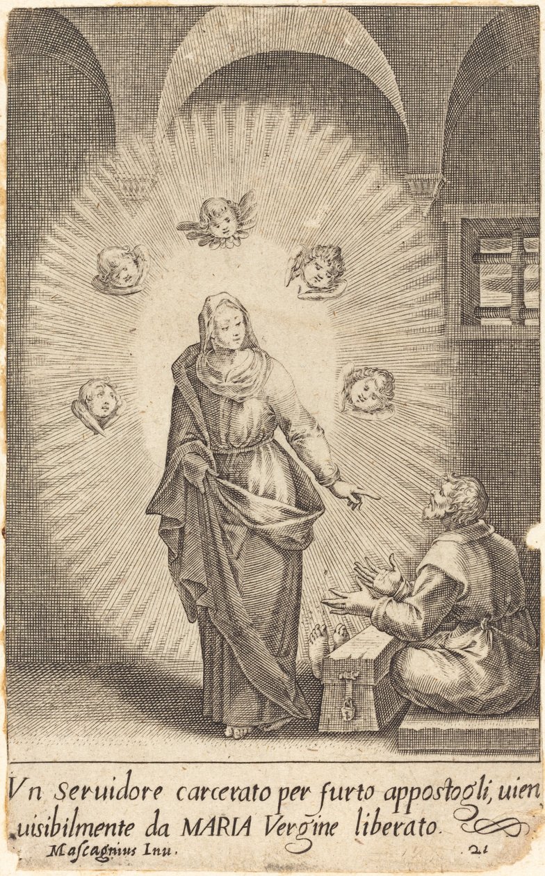 O servo entregue de Jacques Callot after Donato Mascagni