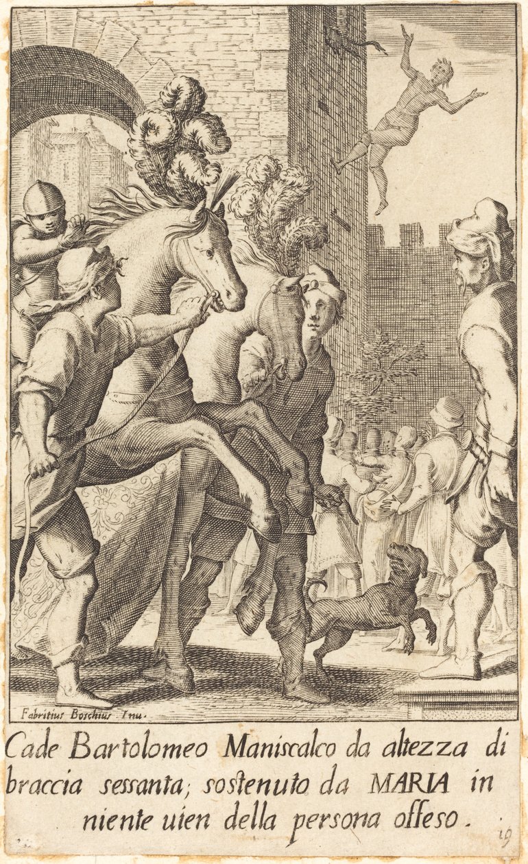 Bartolomeo, Ferrador de Jacques Callot after Fabrizio Boschi