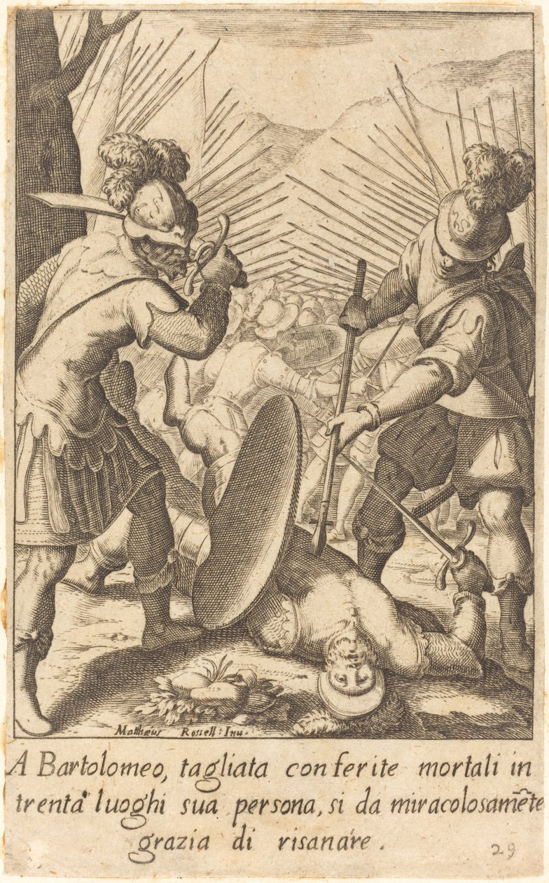 Bartolomeu de Jacques Callot after Matteo Rosselli