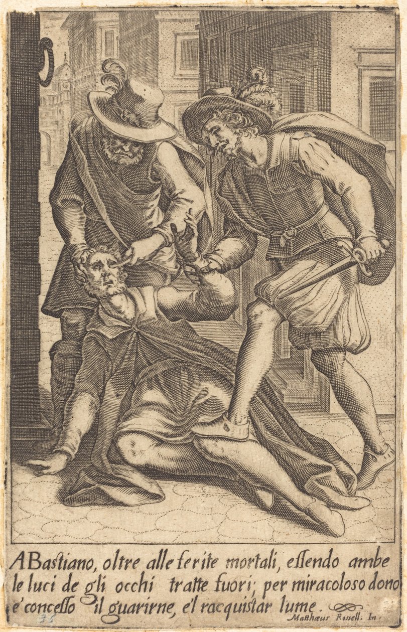 Bastian de Jacques Callot after Matteo Rosselli