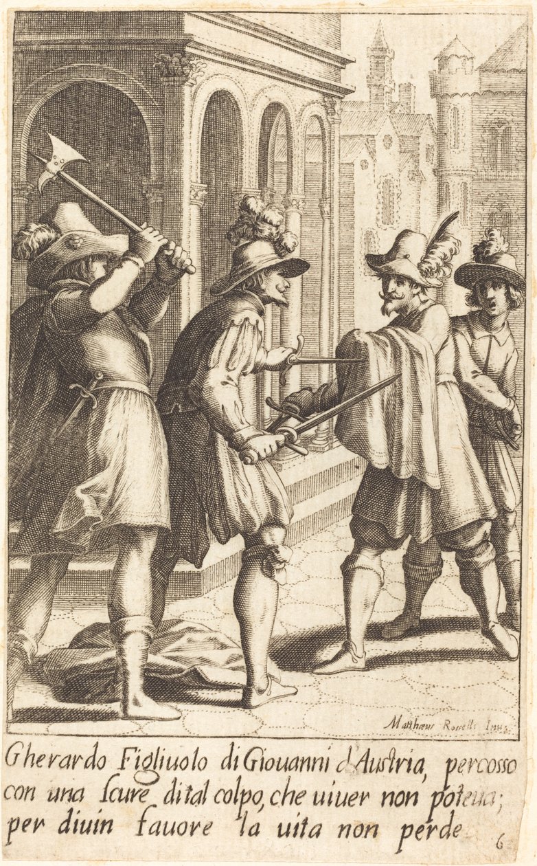 Gherardo de Jacques Callot after Matteo Rosselli