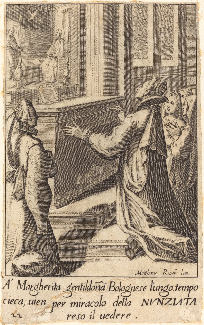 Margarida de Jacques Callot after Matteo Rosselli