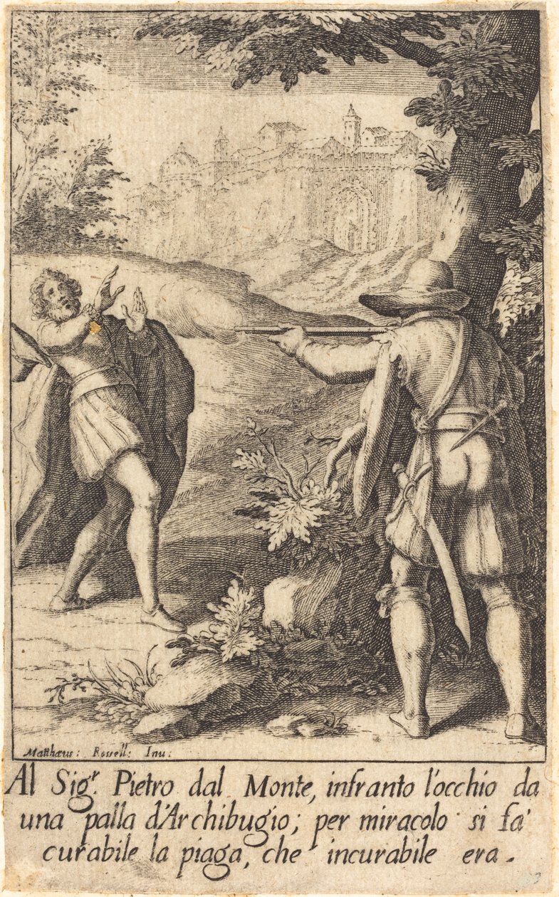 Pietro da Monte de Jacques Callot after Matteo Rosselli