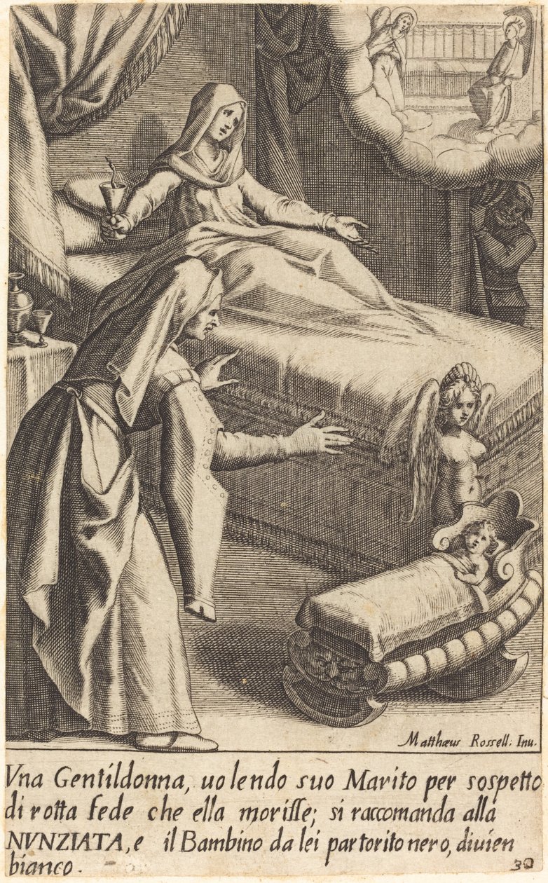 A criança de Jacques Callot after Matteo Rosselli
