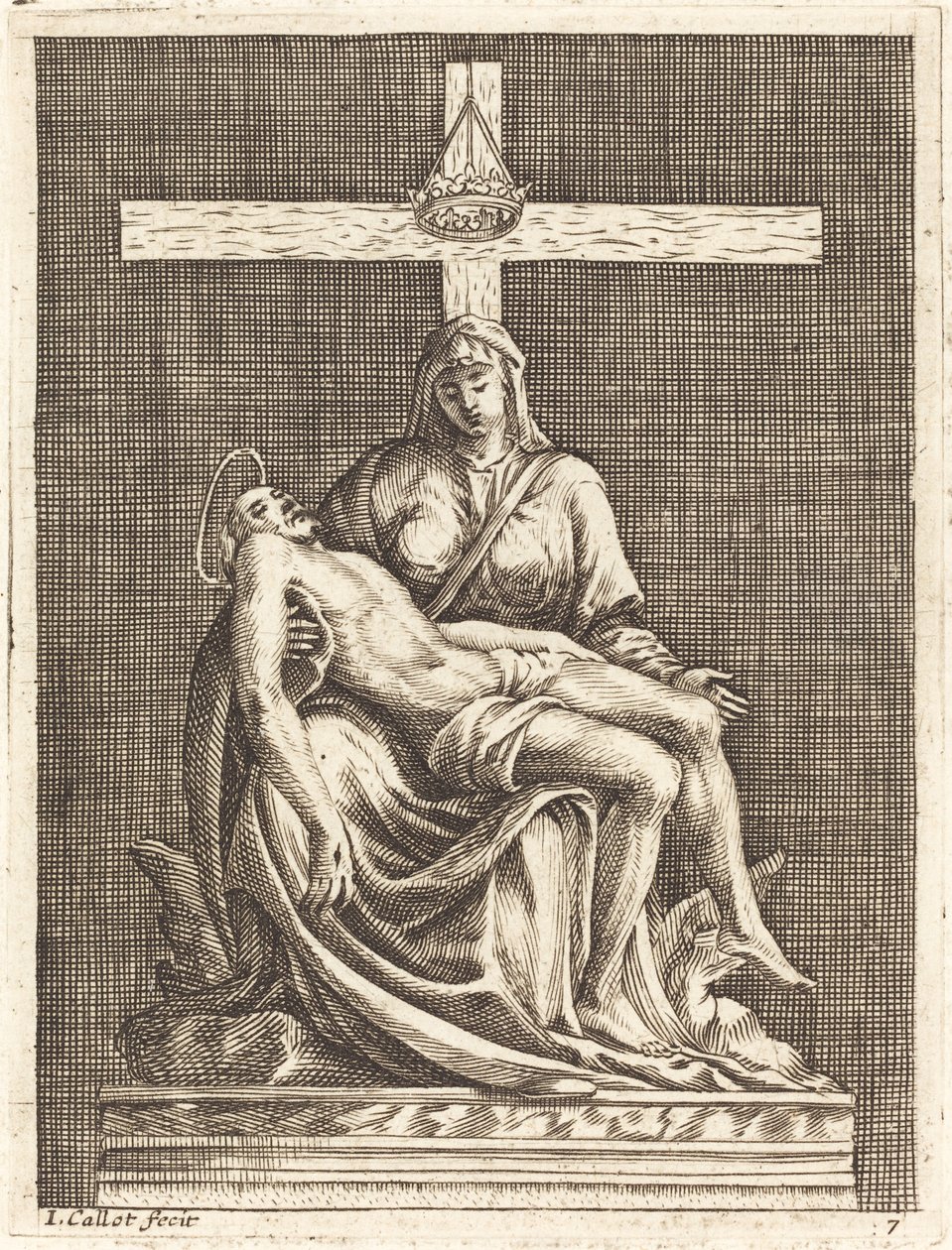 Compaixão de Jacques Callot after Michelangelo