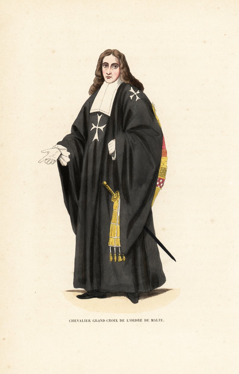 Grande Cruz dos Cavaleiros Hospitaller, Ordem de Malta, Ordem dos Cavaleiros do Hospital de São João de Jerusalém, Chevalier Grand-Croix de l