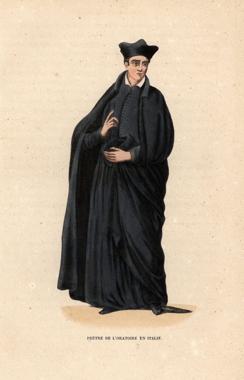 Sacerdote da Congregação do Oratório, Itália, Pretre de l
