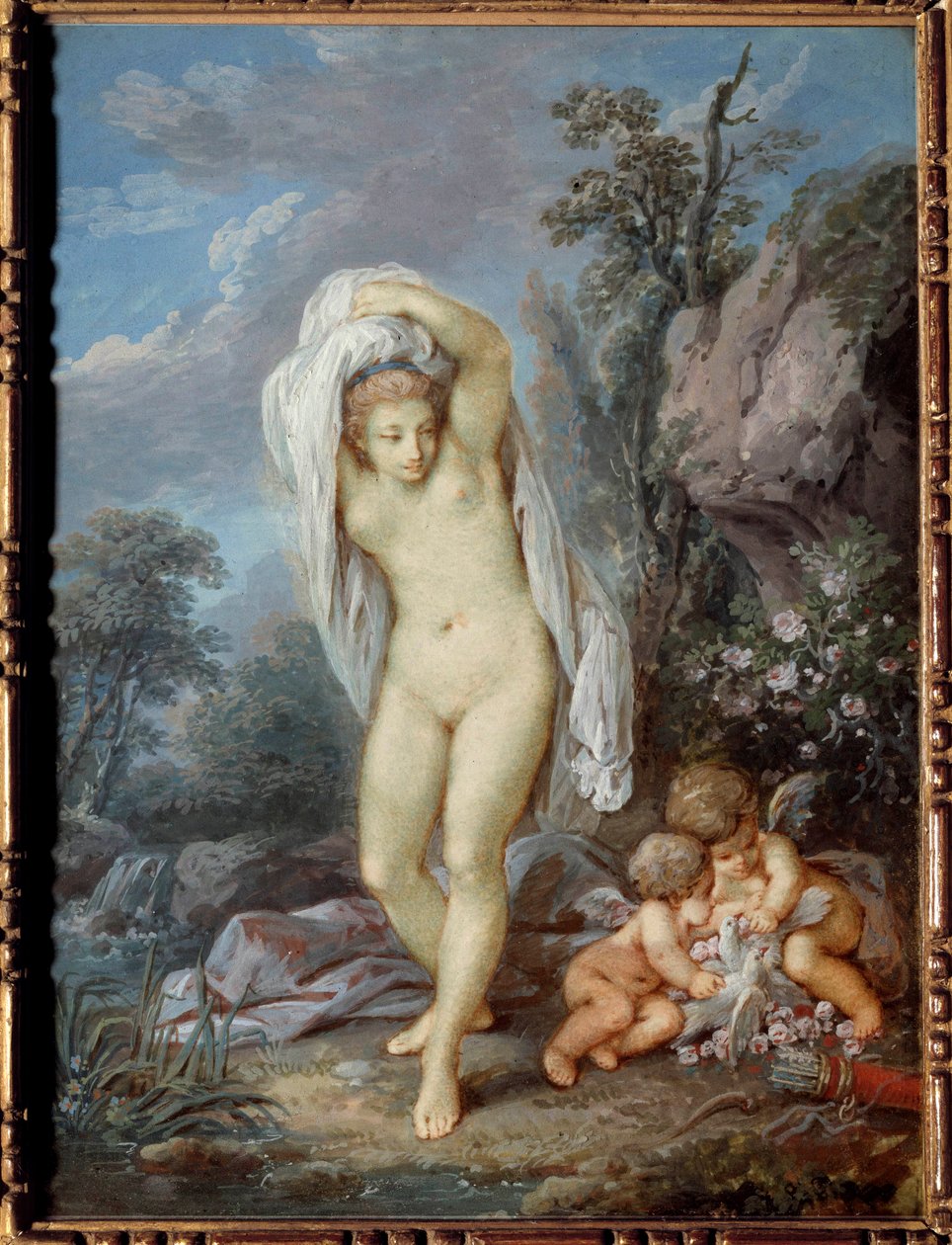 O banho de Pintura de Vénus por Jacques Charlier (1720-1790) de Jacques Charlier