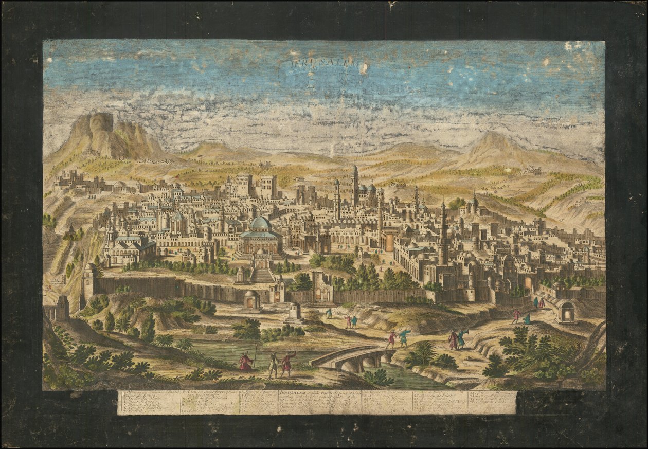 Jerusalém, tal como é hoje de Jacques Chéreau