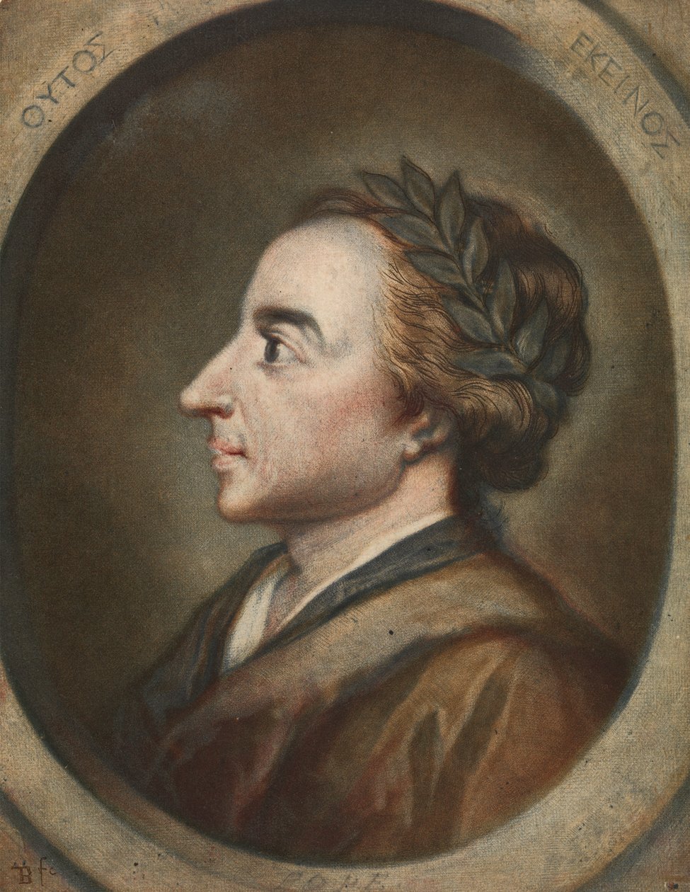 Alexandre Papa, Poeta 1744 de Jacques Christophe Le Blon