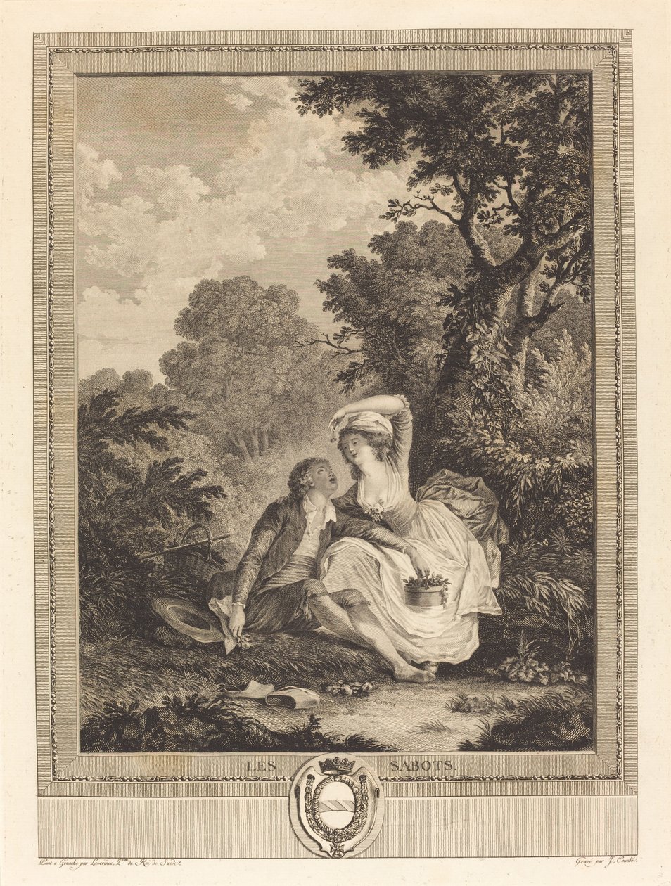 cascos de Jacques Couché after Nicolas Lavreince