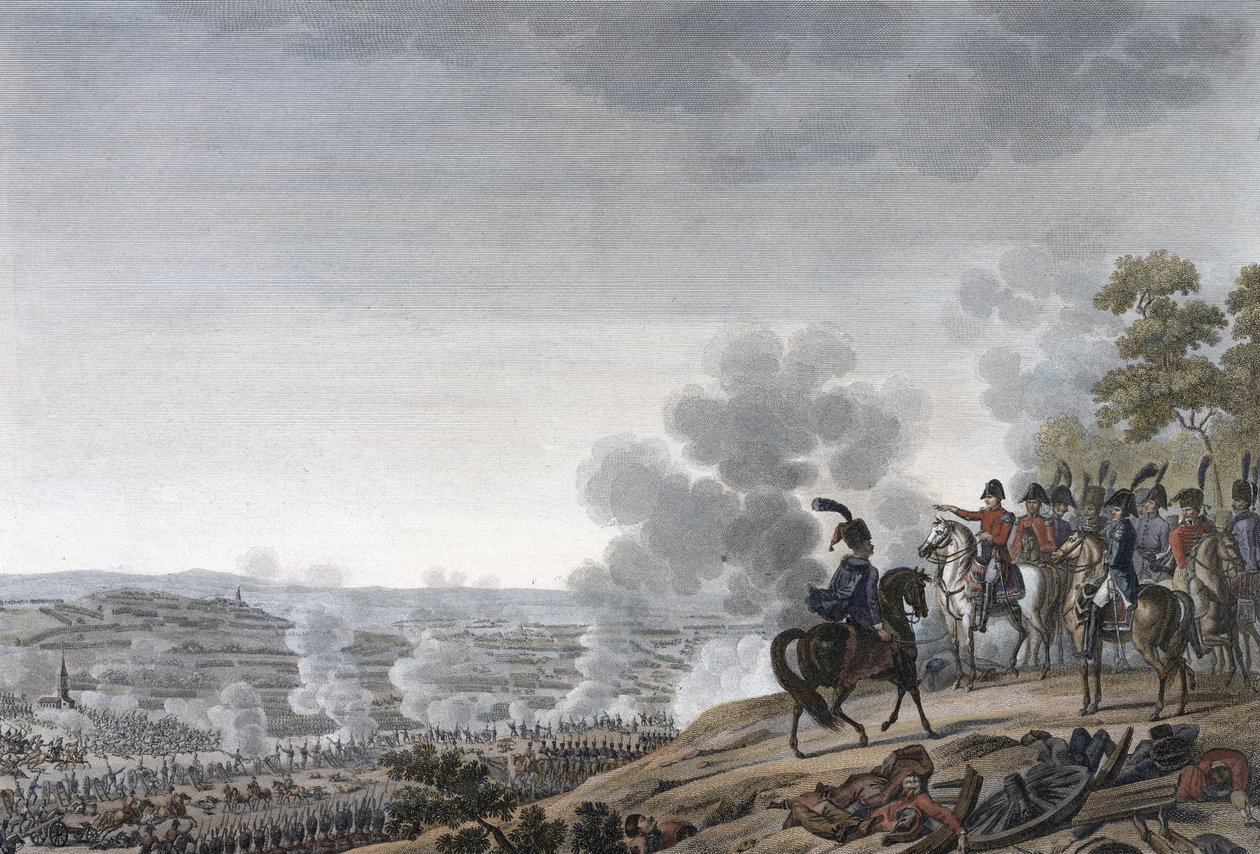 A Batalha de Borodino, Rússia, 7 de setembro de 1812 de Jacques Couche