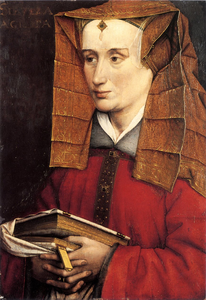 Retrato de uma senhora, 1530-1540 de Jacques Daret