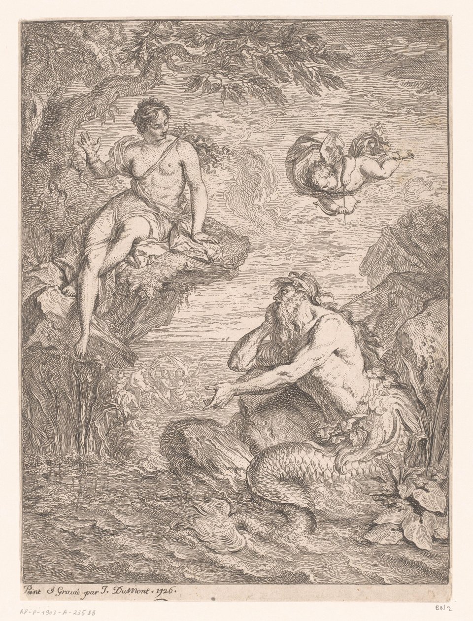 Glaucus e Scylla de Jacques Dumont